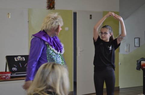 Klaun Walduś w naszej szkole